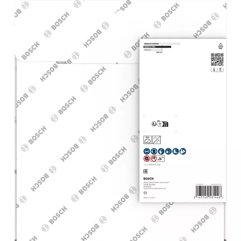 Bosch PRO Keramik-Diamanttrennscheibe, 250 mm Durchmesser, 30 mm Bohrung (mit 25,4 mm Reduzierring), durchgehende Kante, Nass-/Trockenschnitt