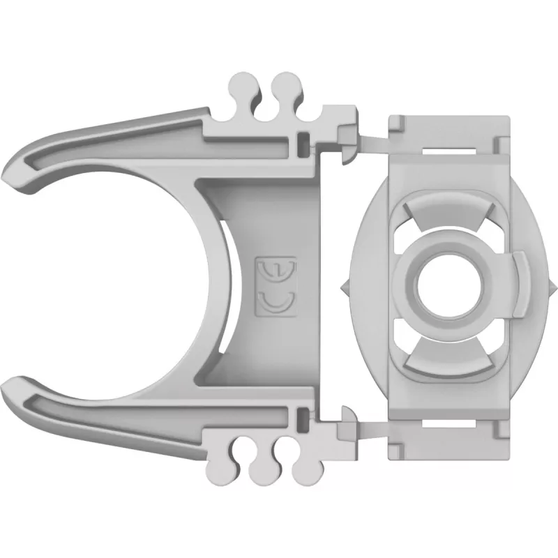 BOSCH PRO EPC-20 Rohrclip, 100 Stück (Hellgrau, für Rohre Ø 20 mm)