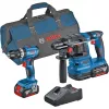 Bosch Professional 18V ProCORE Starterset 2x4.0Ah + GAL 18V-40 Ladegerät 0615A50039