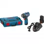 Bosch Professional GDS 12V-115 Akku-Schlagschrauber mit 2x 3,0 Ah Li-Ionen-Akkus, L-BOXX