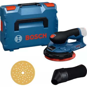 Bosch Professional GEX 12V-150-3 Akku-Exzenterschleifer (12V, 150 mm, Brushless EC Motor, im L-BOXX)