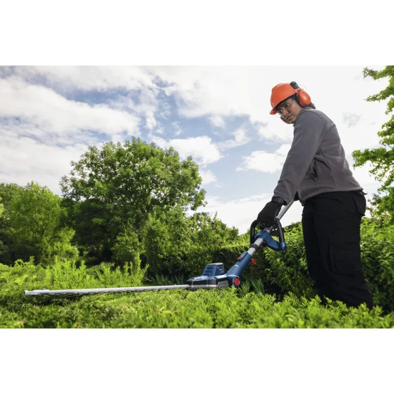 Bosch Professional GHE 18V-50FP Akku-Heckenschere, 18 V, Blau/Schwarz, Gerät ohne Akku