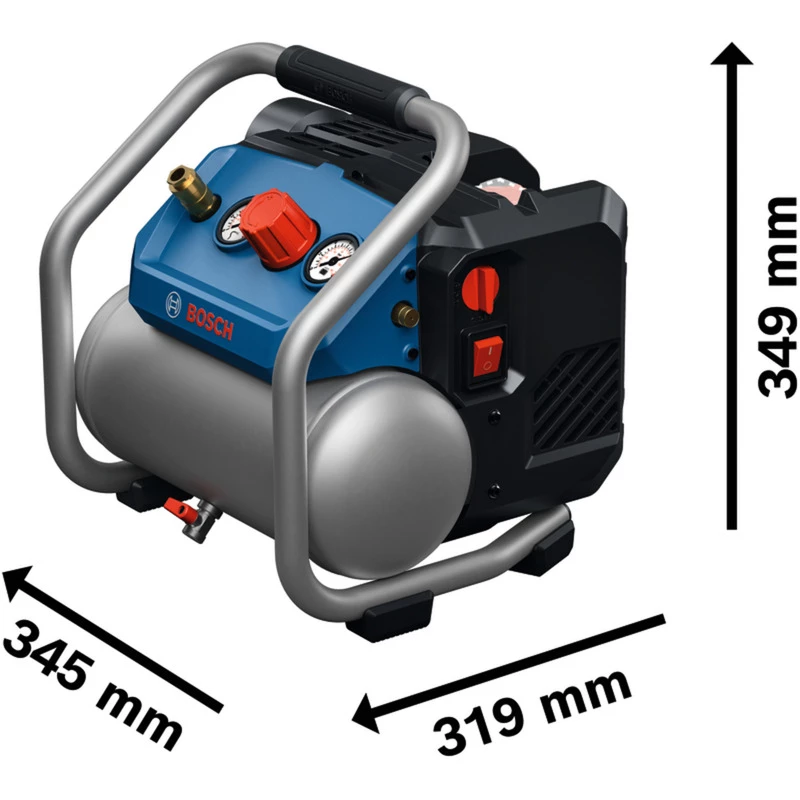Bosch Professional GKO 18V-51 Akku-Kompressor (Blau/Silber)