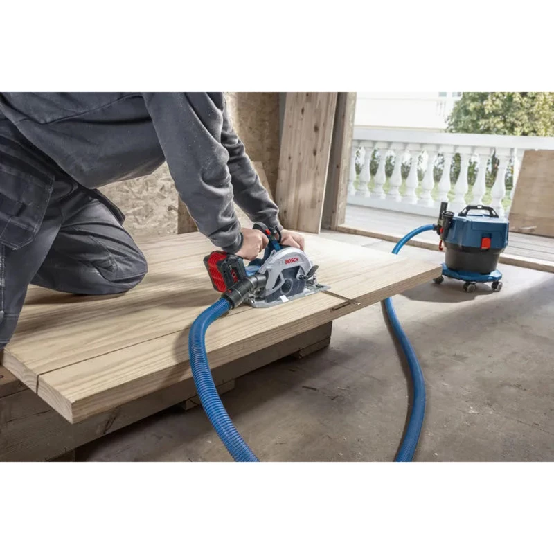 Bosch Professional GKS 18V-68-2 Akku-Handkreissäge, 18 V, 190 mm Sägeblatt, Solo (ohne Akku und Ladegerät), Blau/Schwarz, im L-BOXX