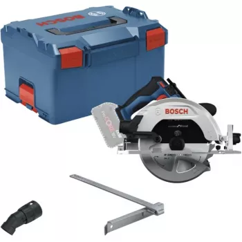 Bosch Professional GKS 18V-68-2 Akku-Handkreissäge, 18 V, 190 mm Sägeblatt, Solo (ohne Akku und Ladegerät), Blau/Schwarz, im L-BOXX