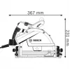 Bosch Professional GKT 55 GCE Tauchsäge mit Führungsschiene FSN 1400, 1400 W, Blau, L-BOXX