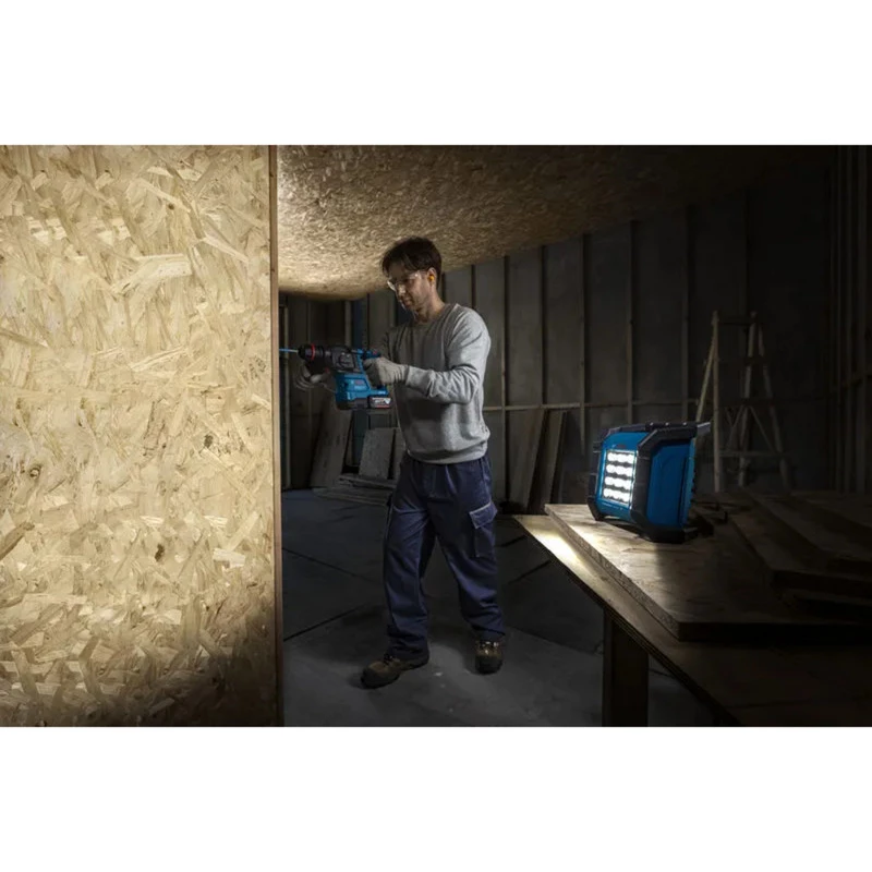 Bosch Professional GLI 18V-1500 Akku-Arbeitsleuchte (Blau/Schwarz, ohne Akku)
