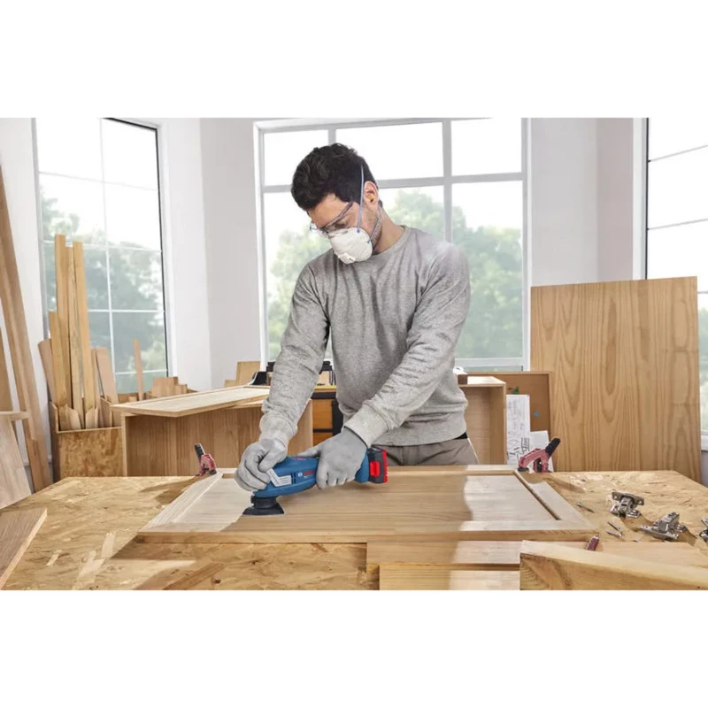 Bosch Professional GOP 18V-30 Akku-Multi-Tool, 18V (Blau, Gerät ohne Akku, im L-BOXX)