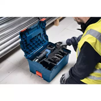 Bosch Professional GPT 18V-19 Akku-Presswerkzeug 18V Solo Kit SV (3 Compact SV Pressbacken, L-BOXX, ohne Akku/Ladegerät)