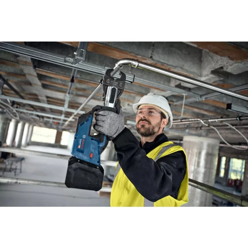 Bosch Professional GPT 18V-19 Akku-Presswerkzeug 18V Solo Kit SV (3 Compact SV Pressbacken, L-BOXX, ohne Akku/Ladegerät)
