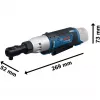 BOSCH Professional GRC 12V-60 3/8 SN Akku-Ratschenschlüssel, 3/8 Zoll Antrieb, 60 Nm, 12V, Blau/Schwarz (ohne Akku)