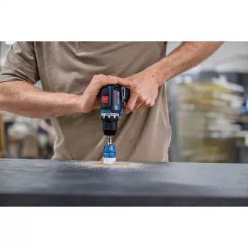 Bosch Professional GSR 12V-32 Akku-Bohrschrauber (12V, 2x 2,0 Ah Li-Ionen, 36-teiliges Zubehörset, Werkzeugtasche, Blau/Schwarz)