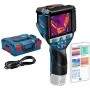 Bosch Professional GTC 600 C Wärmebildkamera mit Click&Go, -20 bis 600°C, 9 Hz, 256x192 IR-Auflösung, 3,5 Zoll Display, Wi-Fi, USB-C, IP54 0.601.083.508