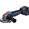 Bosch Professional GWX 18V-11PS Akku-Winkelschleifer Solo, 18V, 125mm, X-LOCK, Blau/Schwarz, ohne Akku und Ladegerät