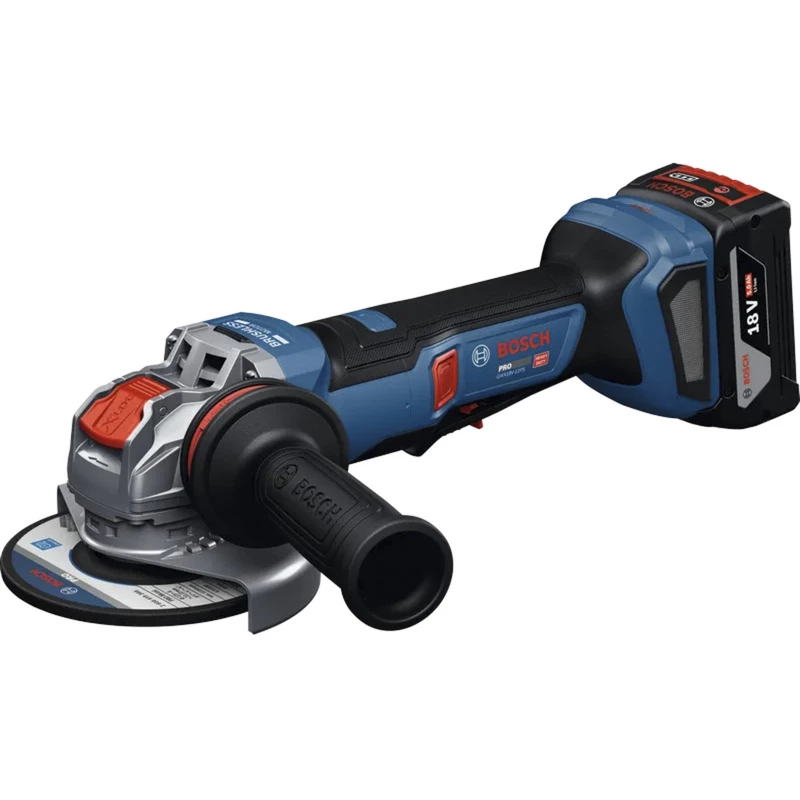 Bosch Professional GWX 18V-11PS Akku-Winkelschleifer Solo, 18V, 125mm, X-LOCK, Blau/Schwarz, ohne Akku und Ladegerät