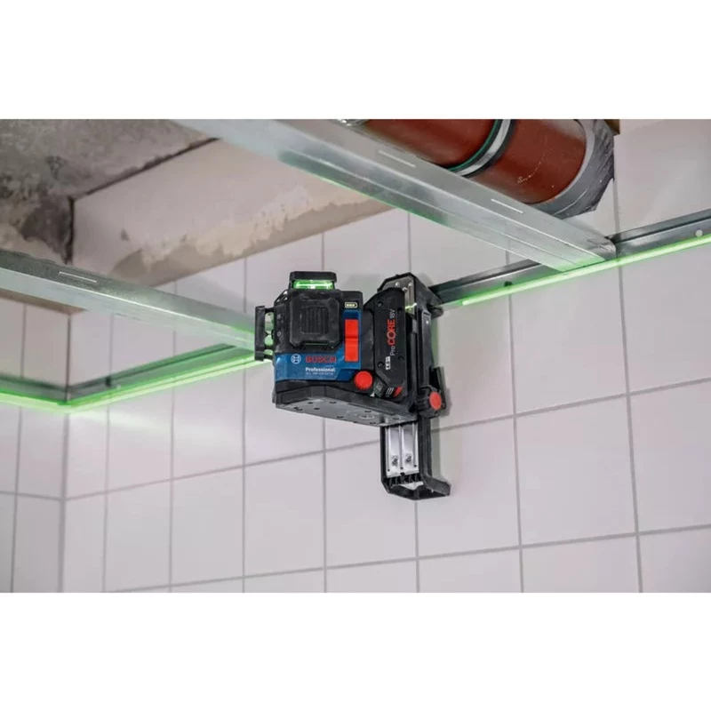 Bosch Professional Montagehalterung DK 20 (Schwarz, für Linienlaser GLL 18V-120-33 CG und LB 10 Halterung)