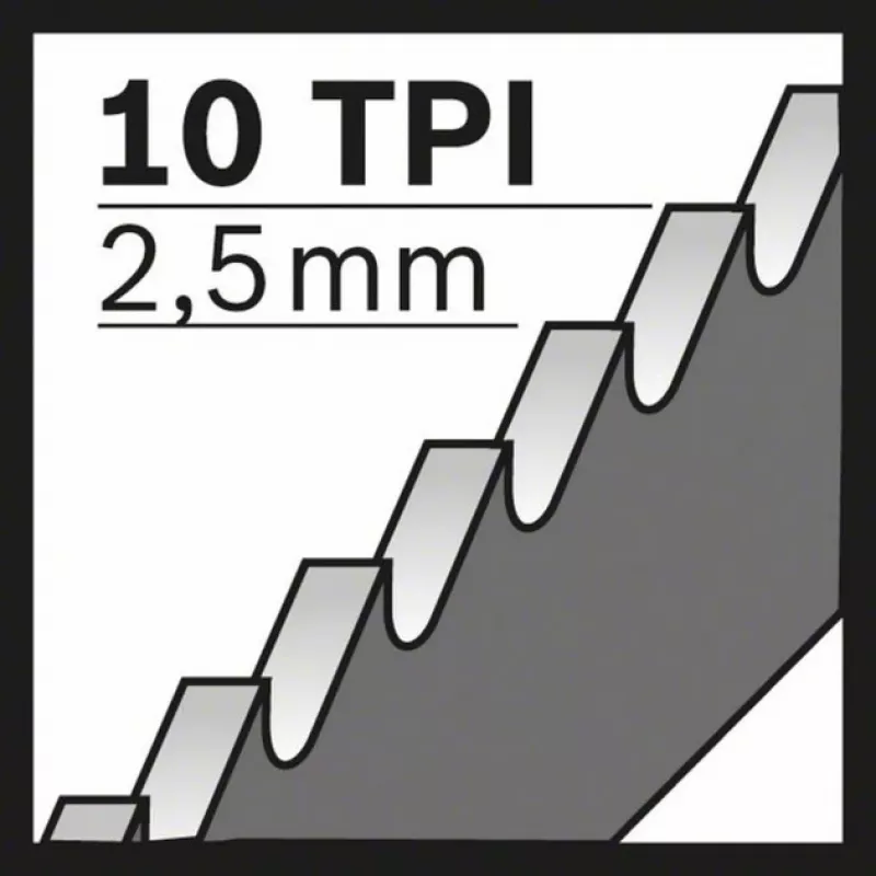 Bosch S 1122 HF Progressor für Holz und Metall Bimetall-Säbelsägeblatt (225 mm, 6/10 TPI, 1 Stück)