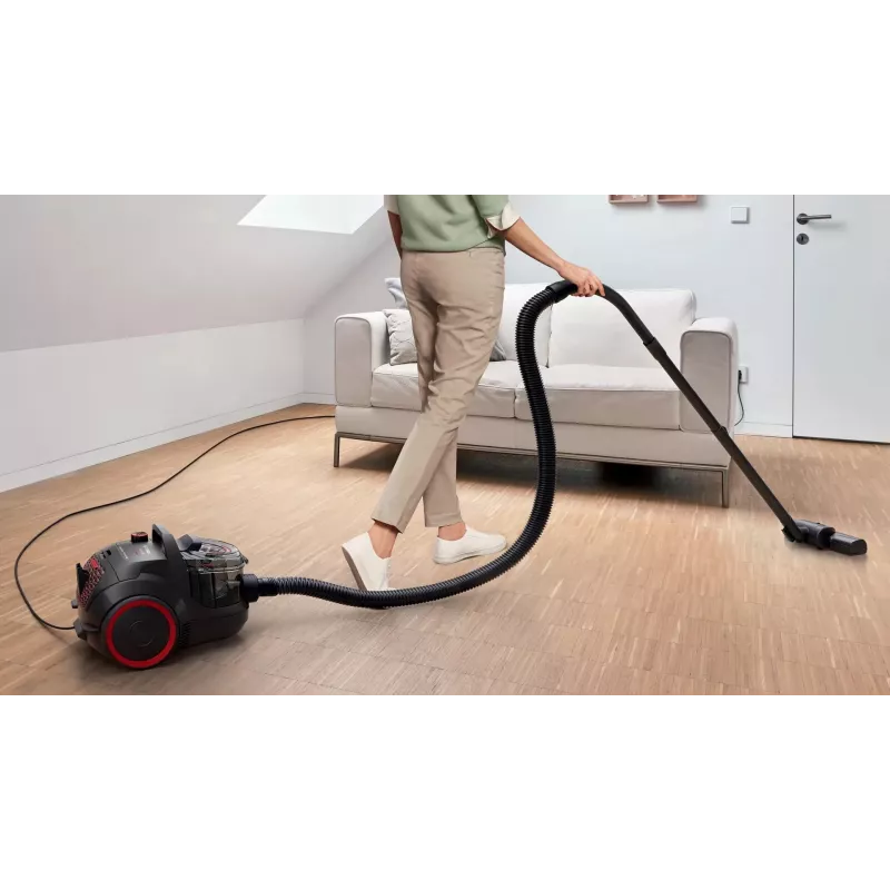Bosch Serie 4 ProPower BGS21POW2 Beutelloser Bodenstaubsauger 700 W 2 L Schwarz