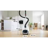 Bosch Serie 6 ProSilence Beutelstaubsauger BGB6SIL0L, Titanium Black, 600 W, 4 l Staubbeutel, HEPA-Filter, 66 dB(A)