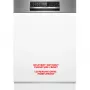 BOSCH SMI6ECS12E Serie 6 Semi-Integrierter Geschirrspüler (Edelstahl gebürstet, 60 cm, Home Connect)