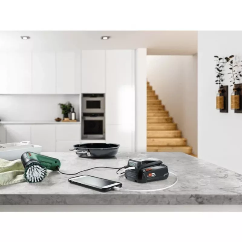 Bosch UniUSB 18V-15 Ladegerät für 18V POWER FOR ALL Akkus mit USB-C Anschluss (1600A02WS1)