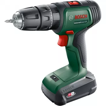 BOSCH UniversalImpact 18V Akku-Schlagbohrschrauber (Grün/Schwarz, 2x1,5 Ah Li-Ion, 241-teiliges Set)