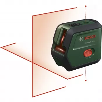 Bosch UniversalLevel 2 UNI Set Kreuzlinienlaser mit Stativ und Tasche 0603663FZ1