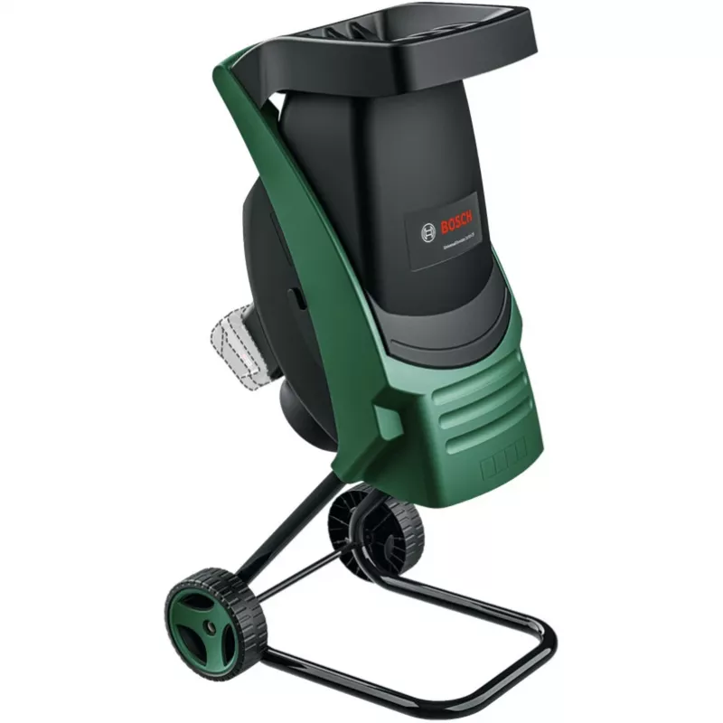 Bosch UniversalShredder Solo Akku-Gartenhäcksler, 36V (2x18V), 40 mm Aststärke, 50 L Auffangbox, Grün/Schwarz, Gerät ohne Akku (06008E0001)