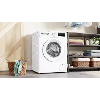 Bosch WAN2408LSN Freistehende Frontlader-Waschmaschine, 8 kg, 1200 U/min, Energieklasse C, Weiß