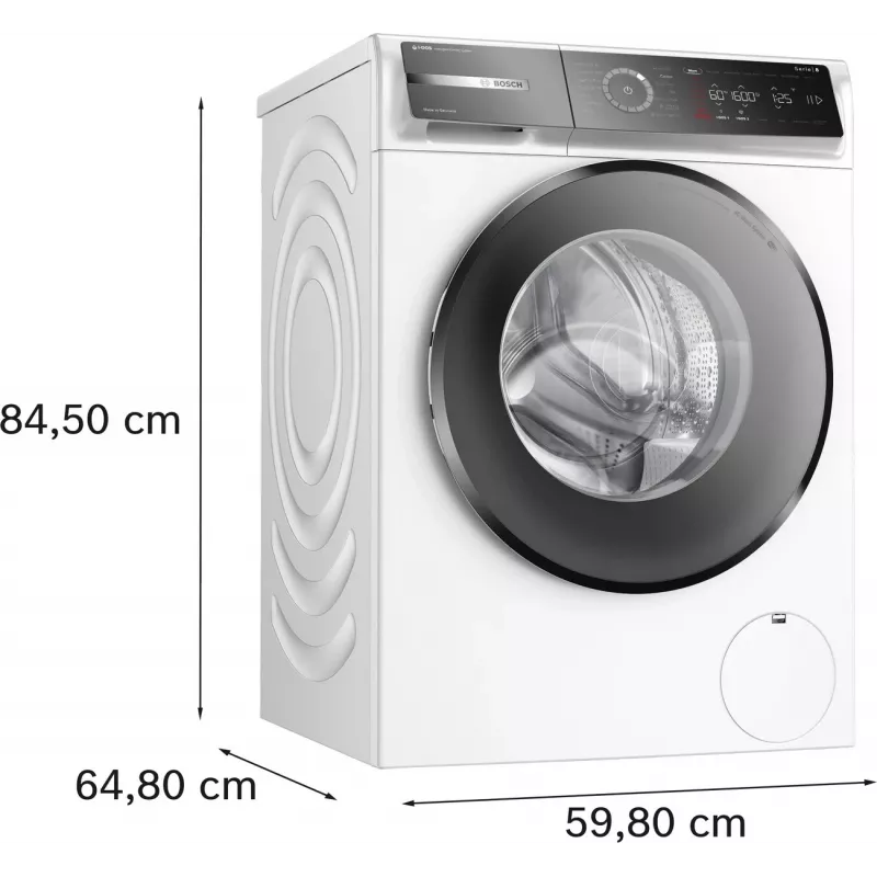 Bosch WGB266A0SN Frontlader-Waschmaschine, 10 kg, 1600 U/min, Energieklasse A, Weiß