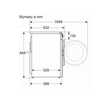 BOSCH WGG254ZGPL 9 kg Frontlader-Waschmaschine mit i-DOS und Home Connect