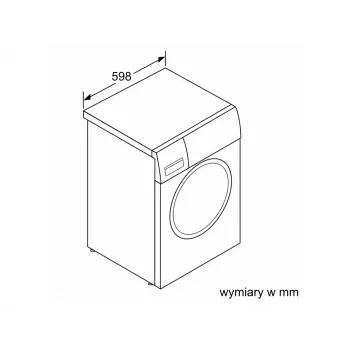 BOSCH WGG254ZGPL 9 kg Frontlader-Waschmaschine mit i-DOS und Home Connect