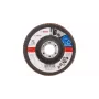 Bosch X571 Best for Metal Fächerschleifscheibe, 115 mm x 22,23 mm, Zirkonkorund, Körnung 40, konisch, 80 m/s, 13.300 U/min, für Stahl & Edelstahl 2608607336