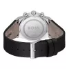 BOSS Hero Herren Quarz-Chronograph Uhr 1514218 41mm Edelstahl Blaues Zifferblatt