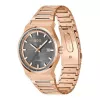 BOSS MAN 1514185 Quarz-Analoguhr 41mm schwarzes Zifferblatt Lederarmband