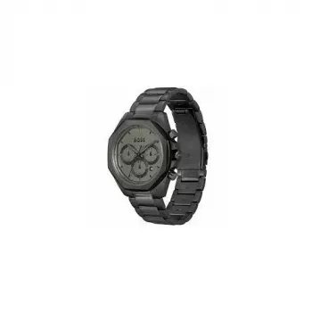 BOSS Herren Skymaster Chronograph Uhr 1514016 44mm Edelstahl Blaues Zifferblatt