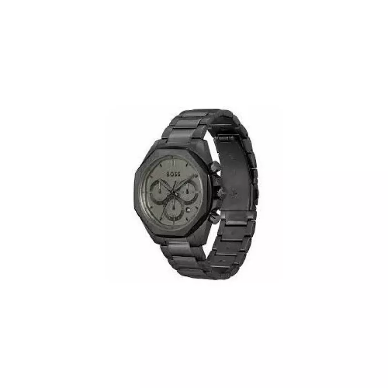 BOSS Herren Skymaster Chronograph Uhr 1514016 44mm Edelstahl Blaues Zifferblatt
