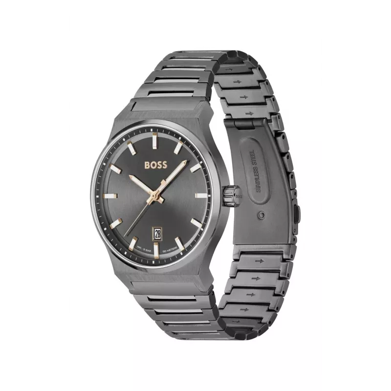 BOSS Herren Skymaster Chronograph Uhr 1514078 41mm Blaues Zifferblatt Edelstahl
