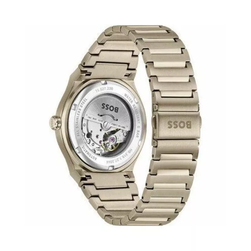 BOSS Herren Velocity Quarz Chronograph Uhr 1514184 41mm Edelstahl Schwarzes Zifferblatt