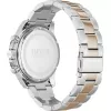 BOSS Herrenuhr 1513757 43mm Edelstahl Blaues Zifferblatt Braunes Leder Chronograph