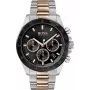 BOSS Herrenuhr 1513757 43mm Edelstahl Blaues Zifferblatt Braunes Leder Chronograph
