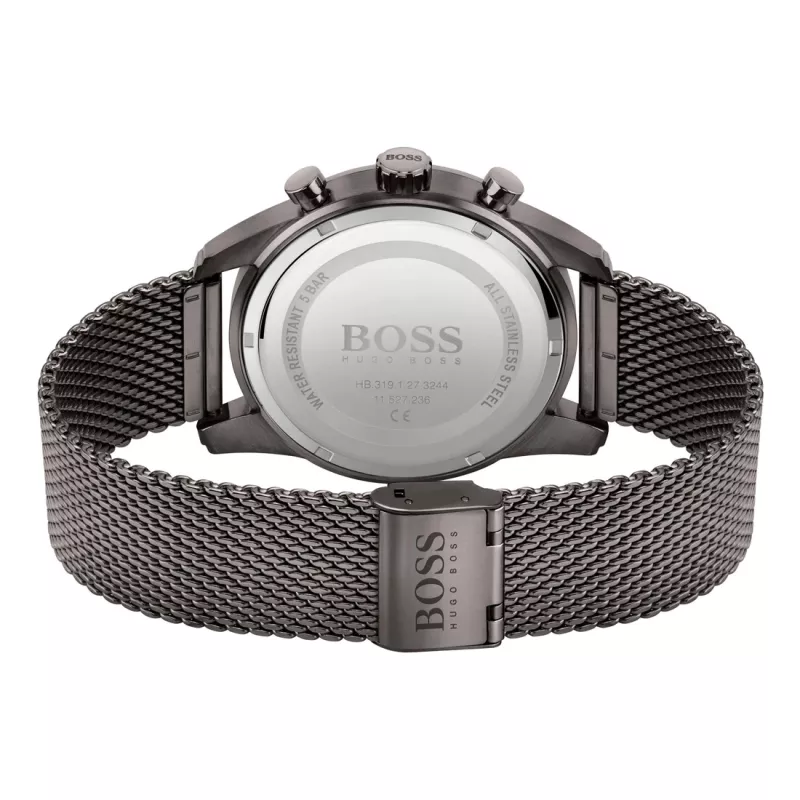 BOSS Herrenuhr 1513837 Skymaster Chronograph Blaues Zifferblatt Edelstahl 44mm