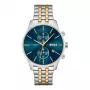 BOSS Herrenuhr 1513976 (42mm) - Blaues Zifferblatt, braunes Lederarmband