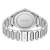 BOSS Herrenuhr 1513979 Pilot Edition 43mm blaues Zifferblatt braunes Leder