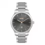 BOSS Herrenuhr 1513979 Pilot Edition 43mm blaues Zifferblatt braunes Leder
