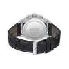 BOSS Herrenuhr 1513987 44mm Edelstahl Blaues Zifferblatt Chronograph