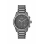BOSS Herrenuhr 1514005 44mm Edelstahlgehäuse Blaues Zifferblatt Braunes Lederarmband Chronograph Quarz