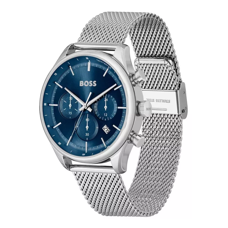 BOSS Herrenuhr 1514052 (45 mm) Edelstahl Chronograph