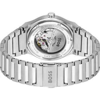 BOSS Herrenuhr 1514118 41mm Edelstahl Blaues Zifferblatt Chronograph