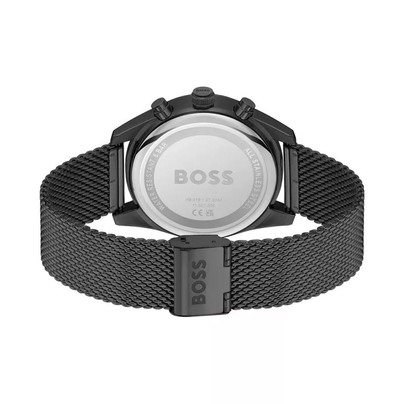 BOSS Herrenuhr 1514150 (44mm) - Blaues Zifferblatt, Edelstahl